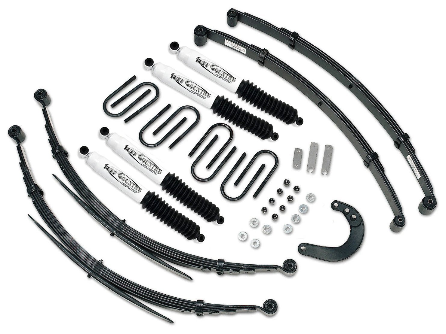 Tuff Country Tuff Country 14711KN 4" Lift Kit with EZ-Ride Front Springs 52Ó Rear Springs and Steering Arm with SX8000 Shocks - Vehicle Parts & Accessories Lift Kits