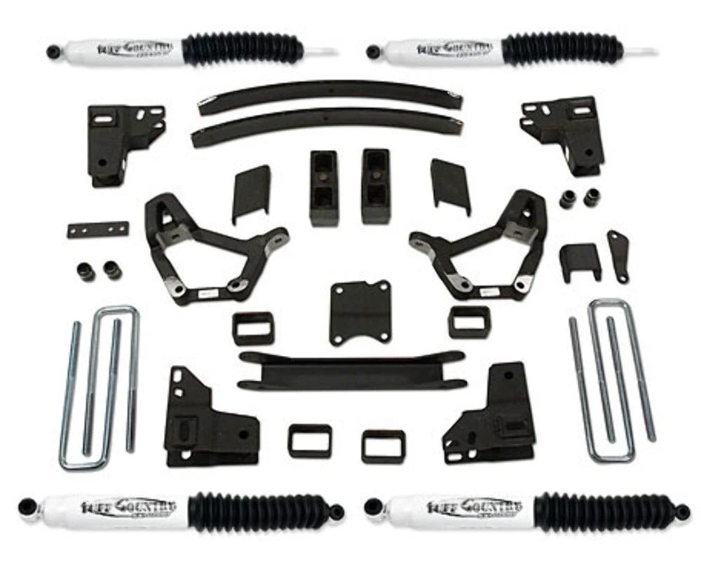 Tuff Country Tuff Country 54800KH 4" Standard Lift Kit with Rear Blocks and U-Bolts with SX6000 Shocks - Vehicle Parts & Accessories Lift Kits