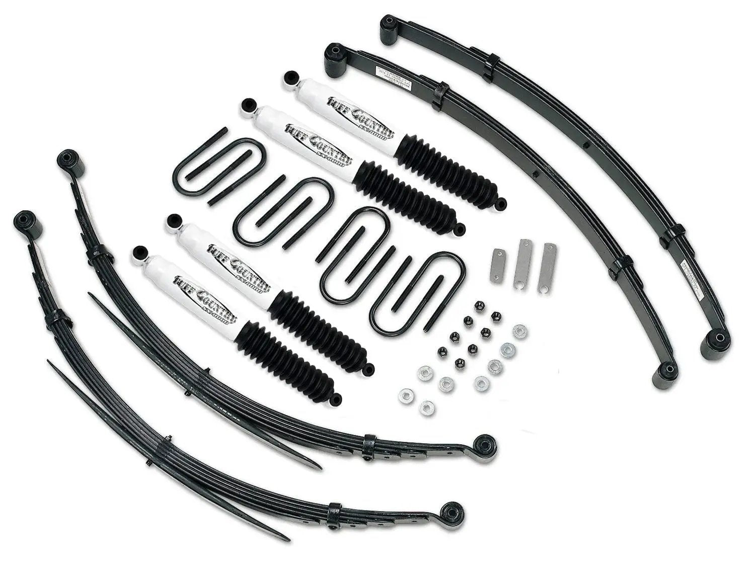 Tuff Country Tuff Country 12741KN 2" Lift Kit with Ez Ride Front Springs and 52" Rear Springs with SX8000 Shocks - Vehicle Parts & Accessories Lift Kits