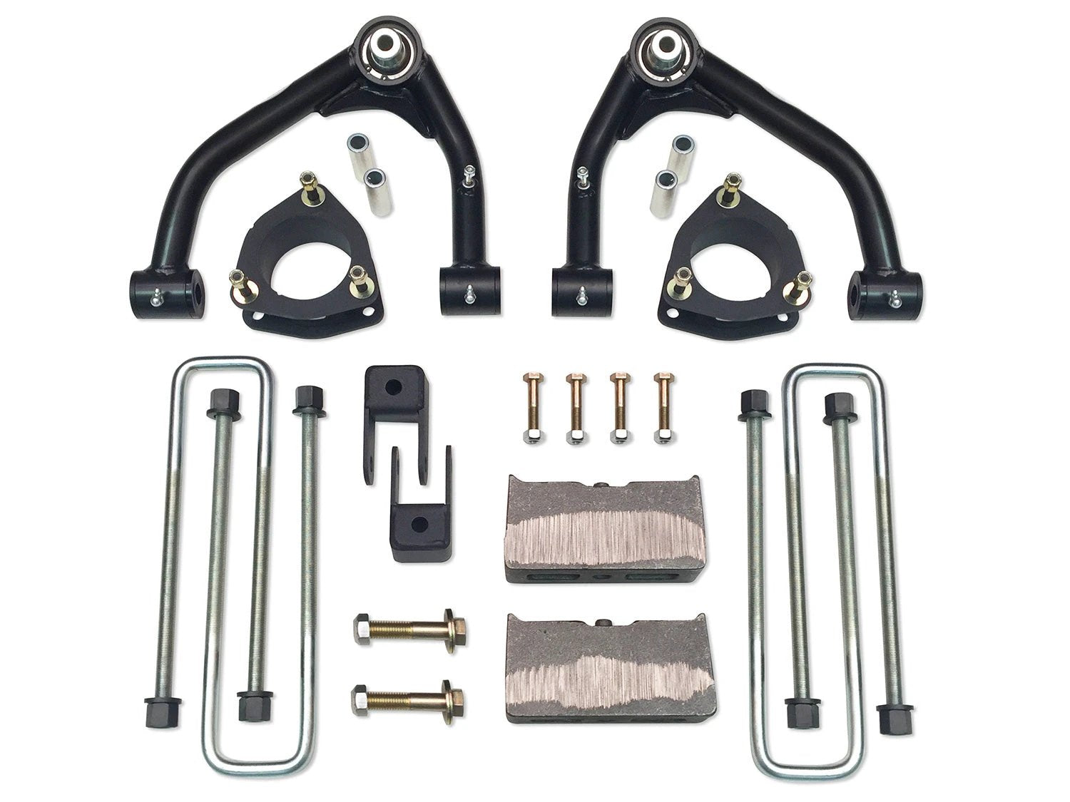 Tuff Country Tuff Country 14067 4" Uni-Ball Lift Kit Upper Control Arm Kit with Rear Blocks & U-Bolts No Shocks - Vehicle Parts & Accessories Lift Kits