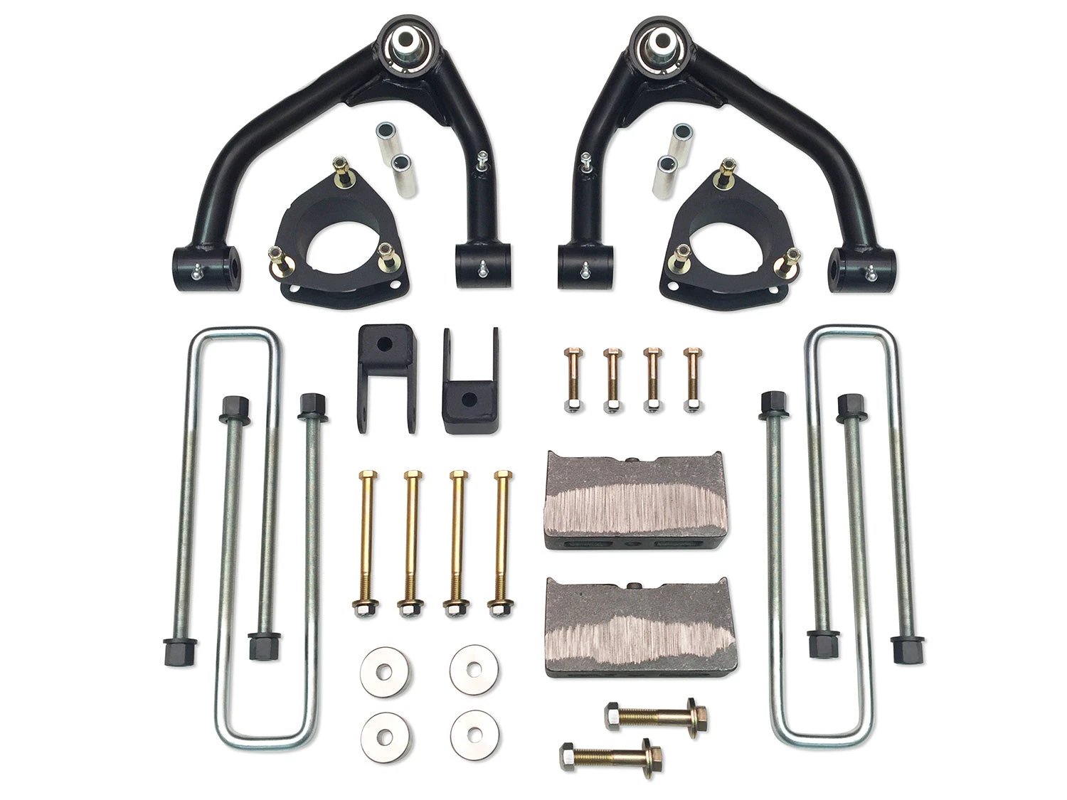 Tuff Country Tuff Country 14169 4" Uni-Ball Lift Kit Upper Control Arm Kit with Rear Blocks & U-Bolts No Shocks - Vehicle Parts & Accessories Lift Kits