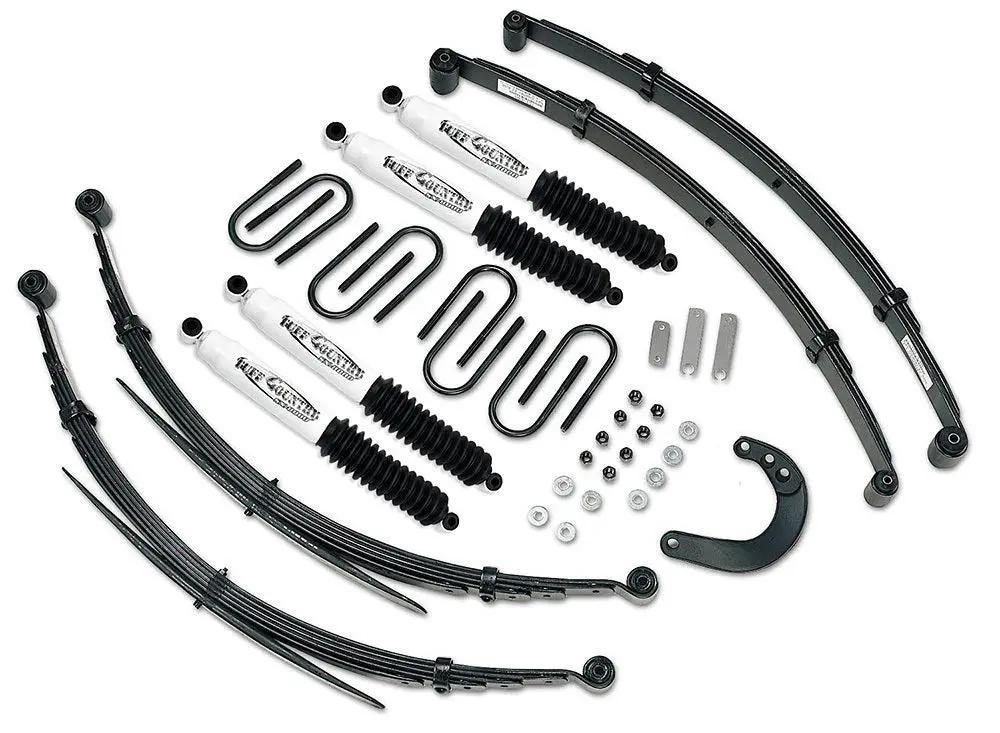 Tuff Country Tuff Country 14721KN 4" Lift Kit with EZ-Ride Front Springs 52" Rear Springs & Steering Arm with SX8000 Shocks - Vehicle Parts & Accessories Lift Kits