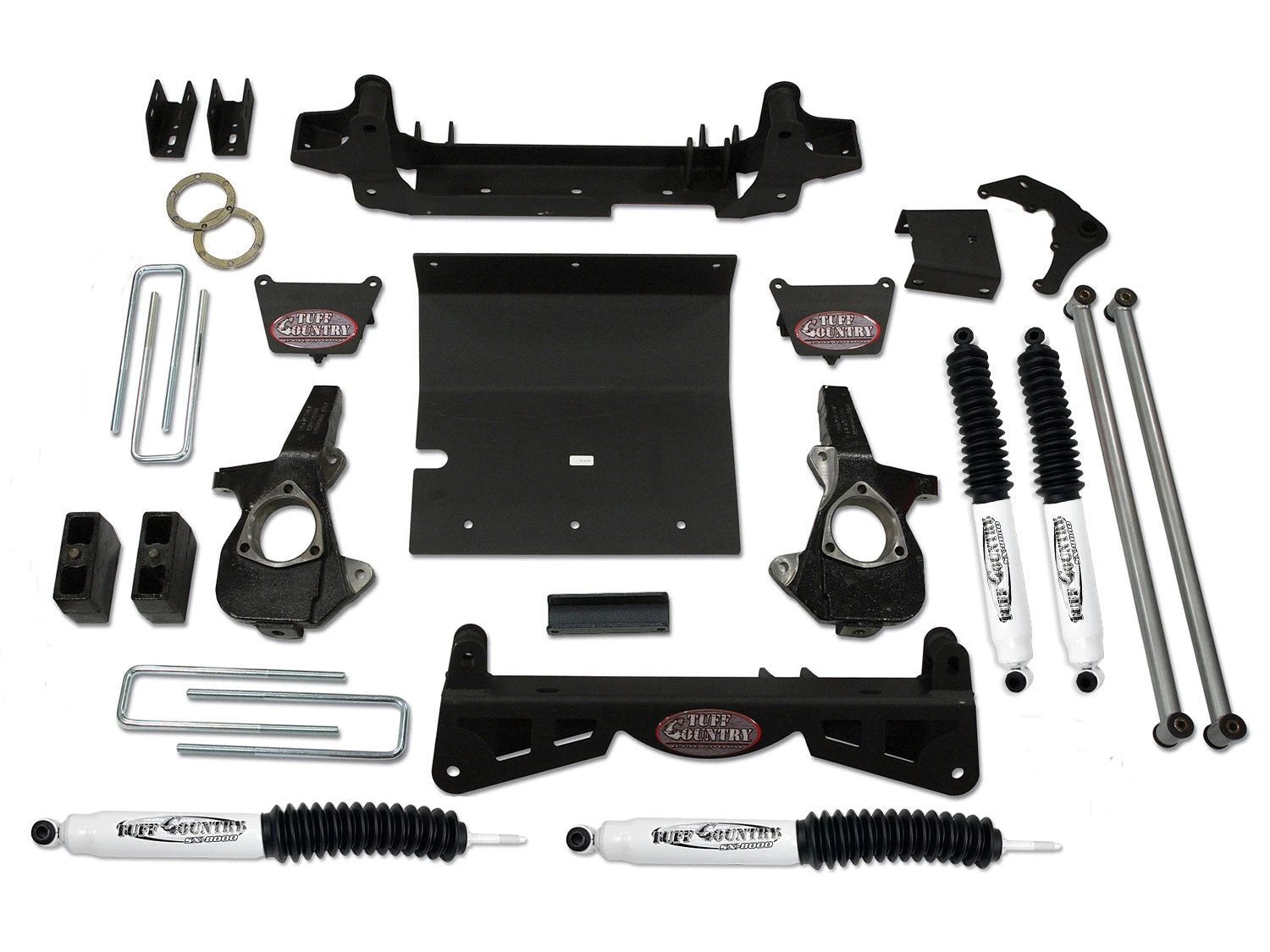 Tuff Country Tuff Country 16994KN 6" Lift Kit with Knuckles and 3 Piece Sub-Frame with SX8000 Shocks - Vehicle Parts & Accessories Lift Kits