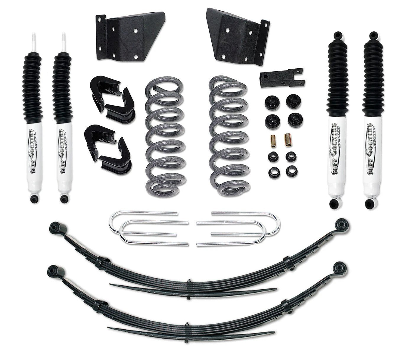 Tuff Country Tuff Country 24717KN 4" Performance Lift Kit with Rear Leaf Springs with SX8000 Shocks - Vehicle Parts & Accessories Lift Kits