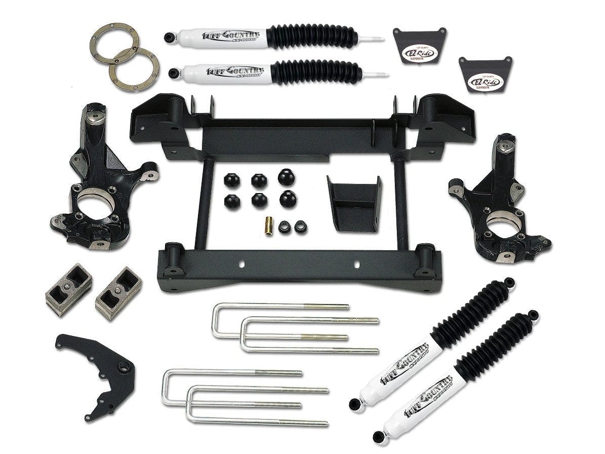 Tuff Country Tuff Country 14958KN 4" Lift Kit with Knuckles and 1 Piece Sub-Frame with SX8000 Shocks - Vehicle Parts & Accessories Lift Kits