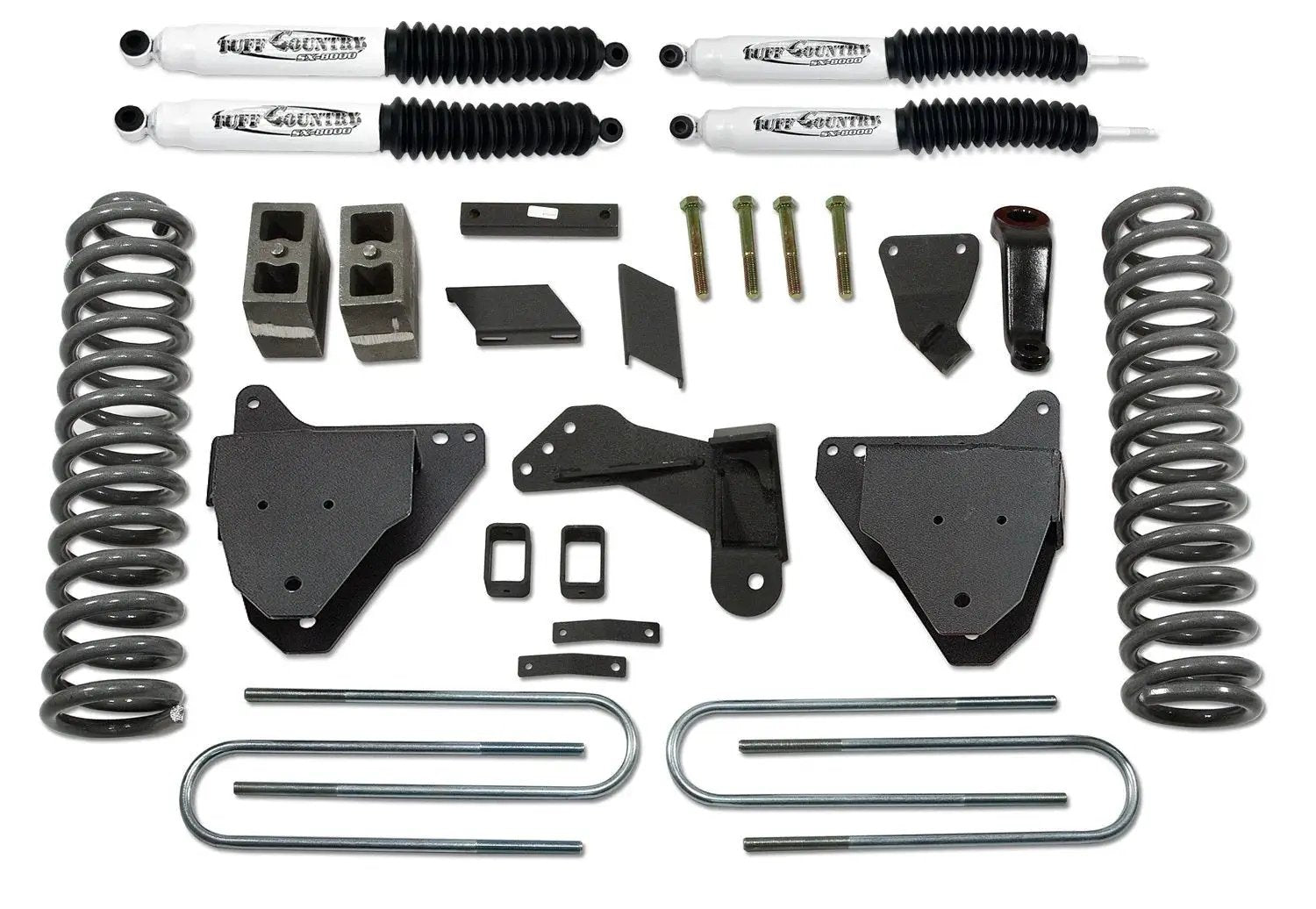 Tuff Country Tuff Country 25976 5" Lift Kit with Coil Springs Replacement Radius Arm Drop Brackets Rear Blocks and U-Bolts No Shocks - Vehicle Parts & Accessories Lift Kits