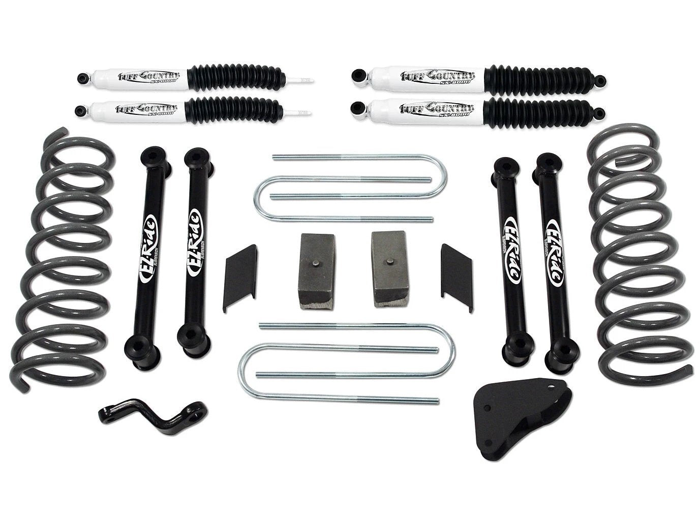 Tuff Country Tuff Country 34019KN 4.5" Standard Lift Kit with Coil Springs & Rear Blocks That Fit Both 3.5Ó & 4Ó Rear Axle Tube with SX8000 Shocks - Vehicle Parts & Accessories Lift Kits