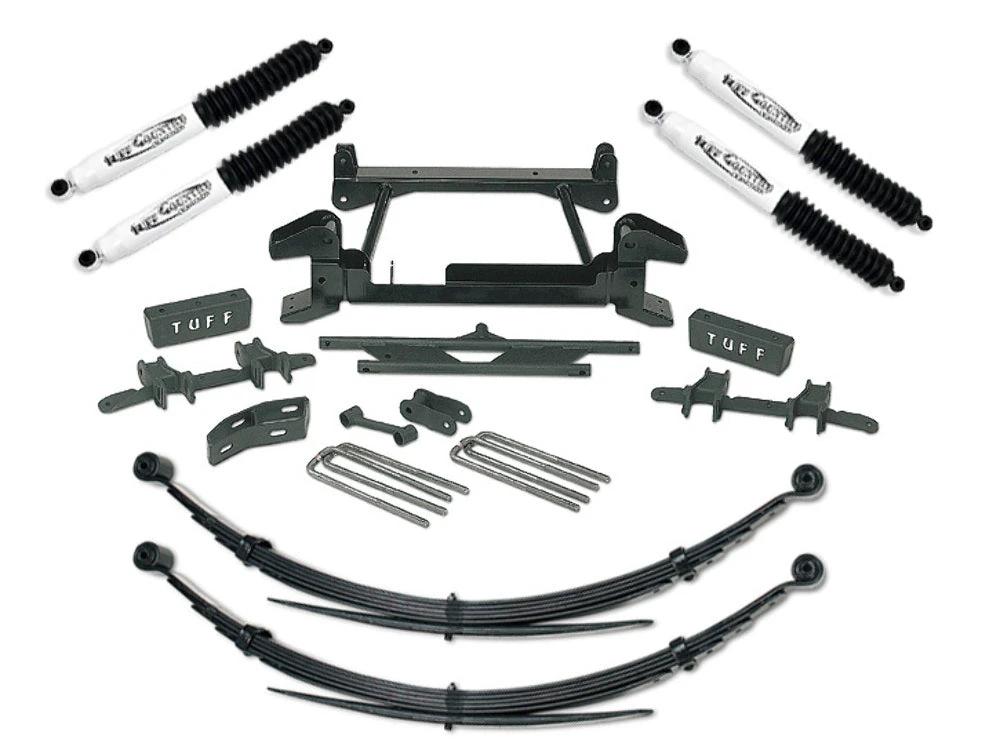 Tuff Country Tuff Country 14812KN 4" Lift Kit with Upper Control Arm Drop & 1 Piece Sub-Frame and Rear Leaf Springs with SX8000 Shocks - Vehicle Parts & Accessories Lift Kits