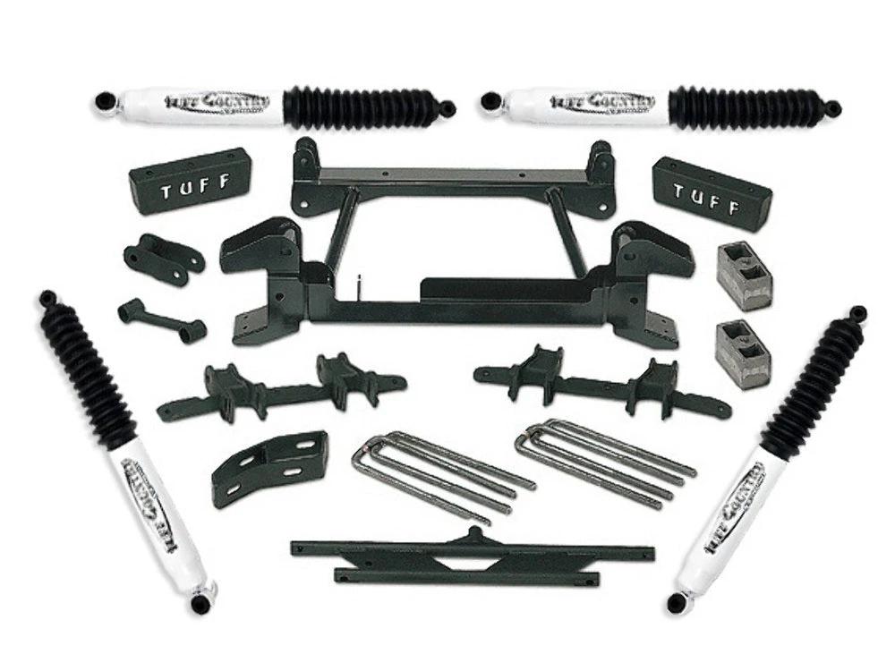 Tuff Country Tuff Country 14824 4" Lift Kit with Upper Control Arm Relocation Brackets and 1 Piece Sub-Frame No Shocks - Vehicle Parts & Accessories Lift Kits