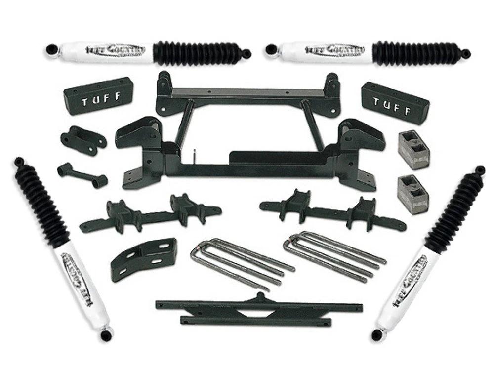 Tuff Country Tuff Country 14854KN 4" Lift Kit with Upper Control Arm Relocation Brackets & 1 Piece Sub-Frame with SX8000 Shocks - Vehicle Parts & Accessories Lift Kits
