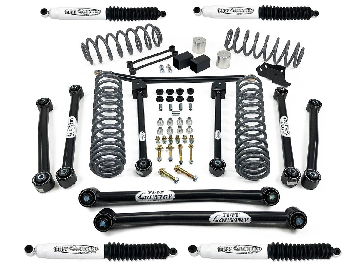 Tuff Country Tuff Country 44105KN JLU 4" Lift Kit Ez-Flex SX8000 Shocks - Vehicle Parts & Accessories Lift Kits