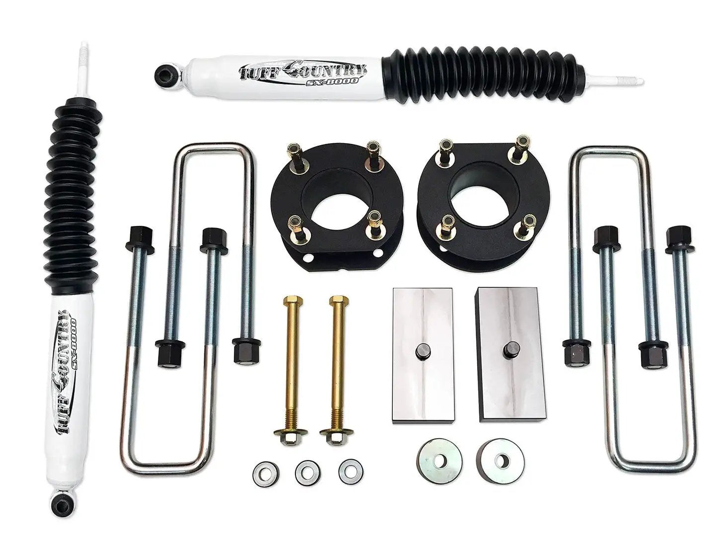Tuff Country Tuff Country 53072KN 3" Lift Kit - with Rear Block and U-Bolts No Strut Disassembly with SX8000 Shocks - Vehicle Parts & Accessories Lift Kits
