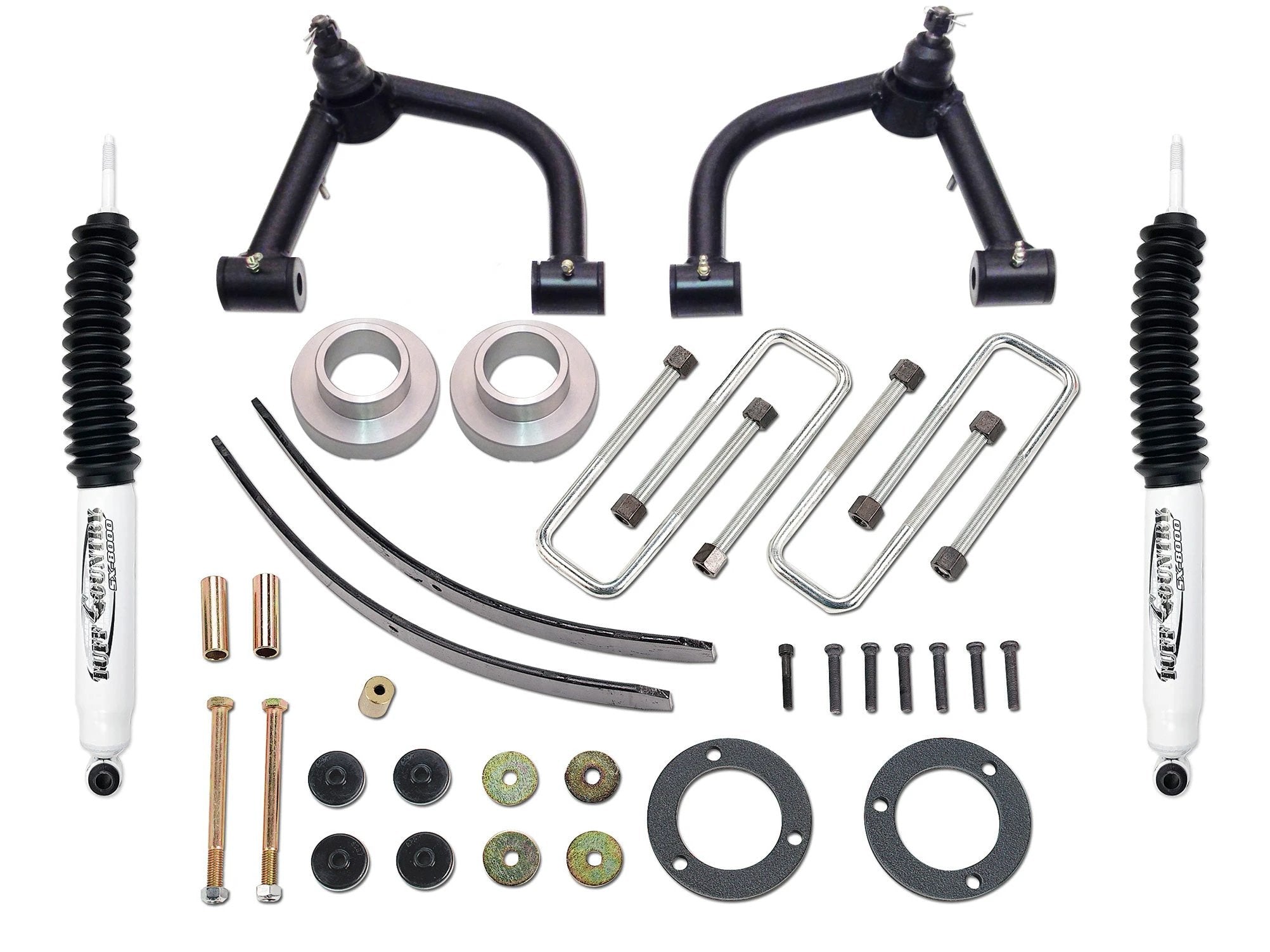 Tuff Country Tuff Country 53905KH 3" Lift Kit with Front Upper Control Arms with Rear Blocks and U-Bolts with SX6000 Shocks - Vehicle Parts & Accessories Lift Kits