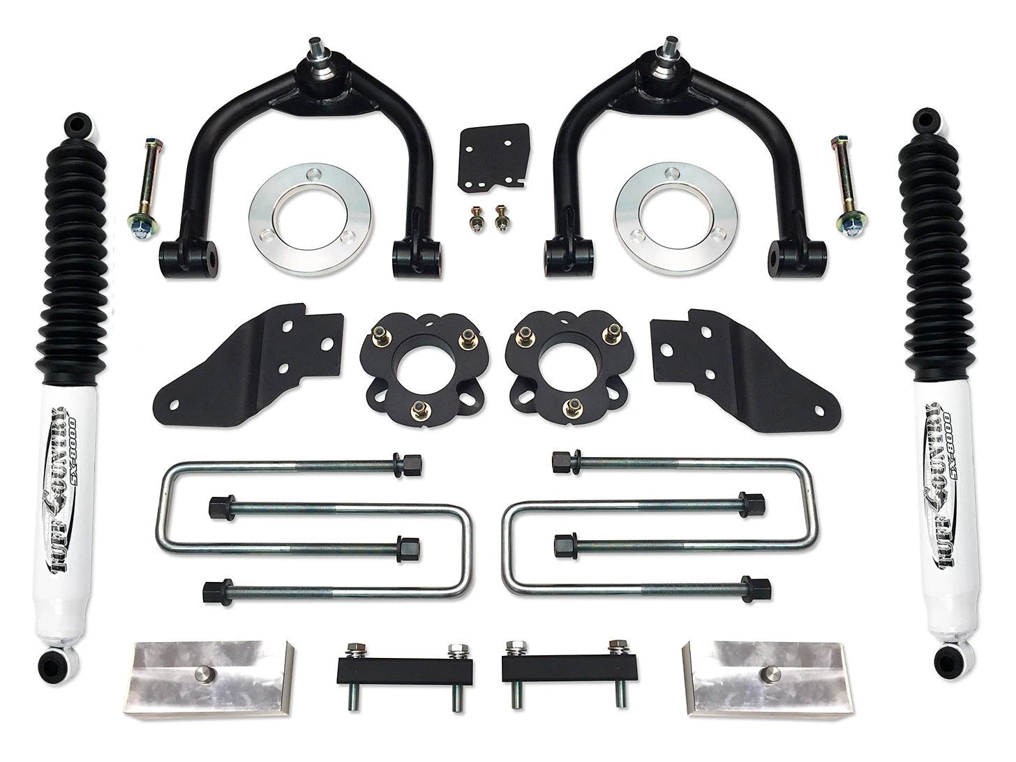 Tuff Country Tuff Country 54051 4" Lift Kit with Front Uni-Ball Upper Control Arms with Rear Blocks and U-Bolts No Shocks - Vehicle Parts & Accessories Lift Kits