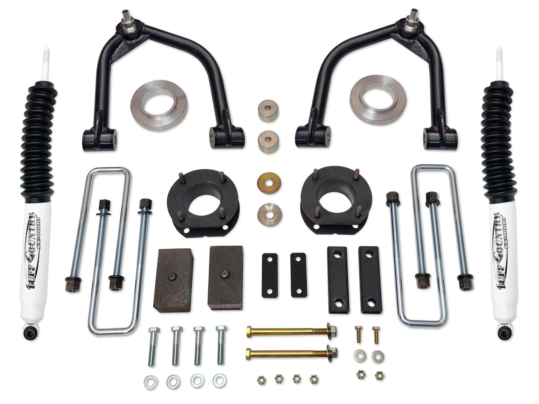 Tuff Country Tuff Country 54075KH 4" Lift Kit with Uni-Ball Upper Control Arms and Strut Spacers with SX6000 Shocks - Vehicle Parts & Accessories Lift Kits