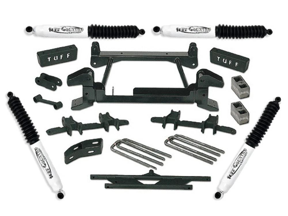 Tuff Country Tuff Country 14853 4" Lift Kit with Upper Control Arm Relocation Brackets & 1 Piece Sub-Frame No Shocks - Vehicle Parts & Accessories Lift Kits