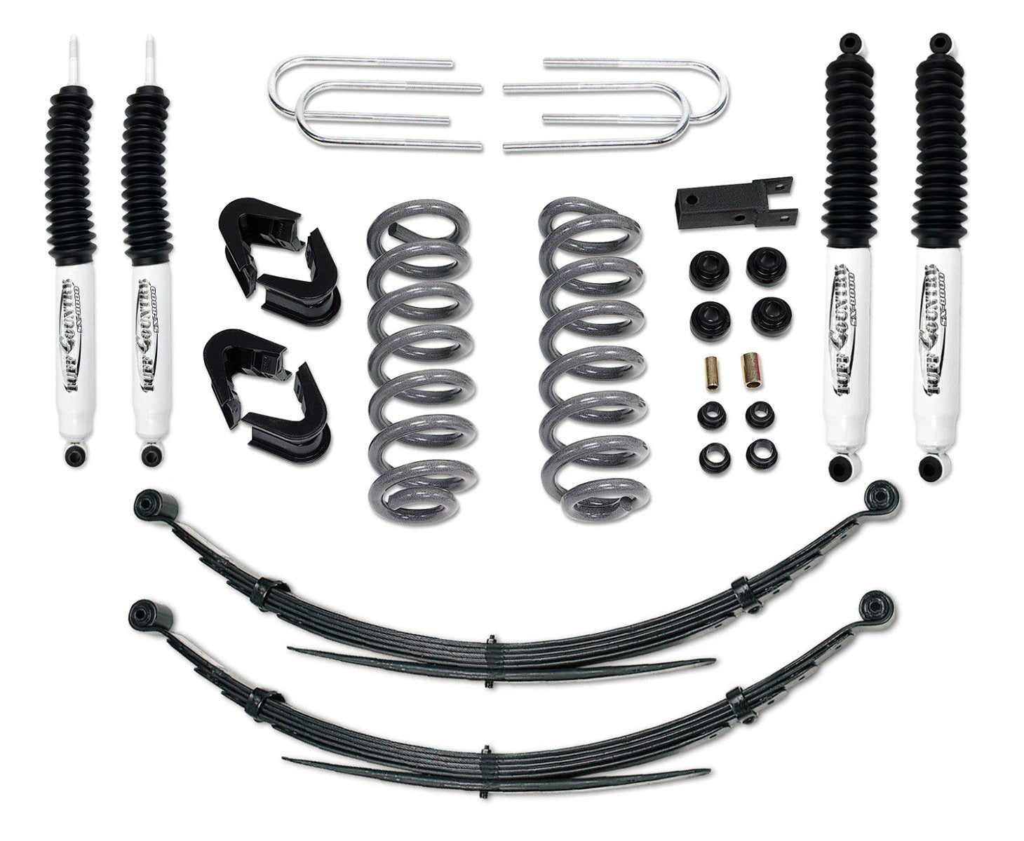 Tuff Country Tuff Country 24716KN 4" Standard Lift Kit with Rear Leaf Springs with SX8000 Shocks - Vehicle Parts & Accessories Lift Kits