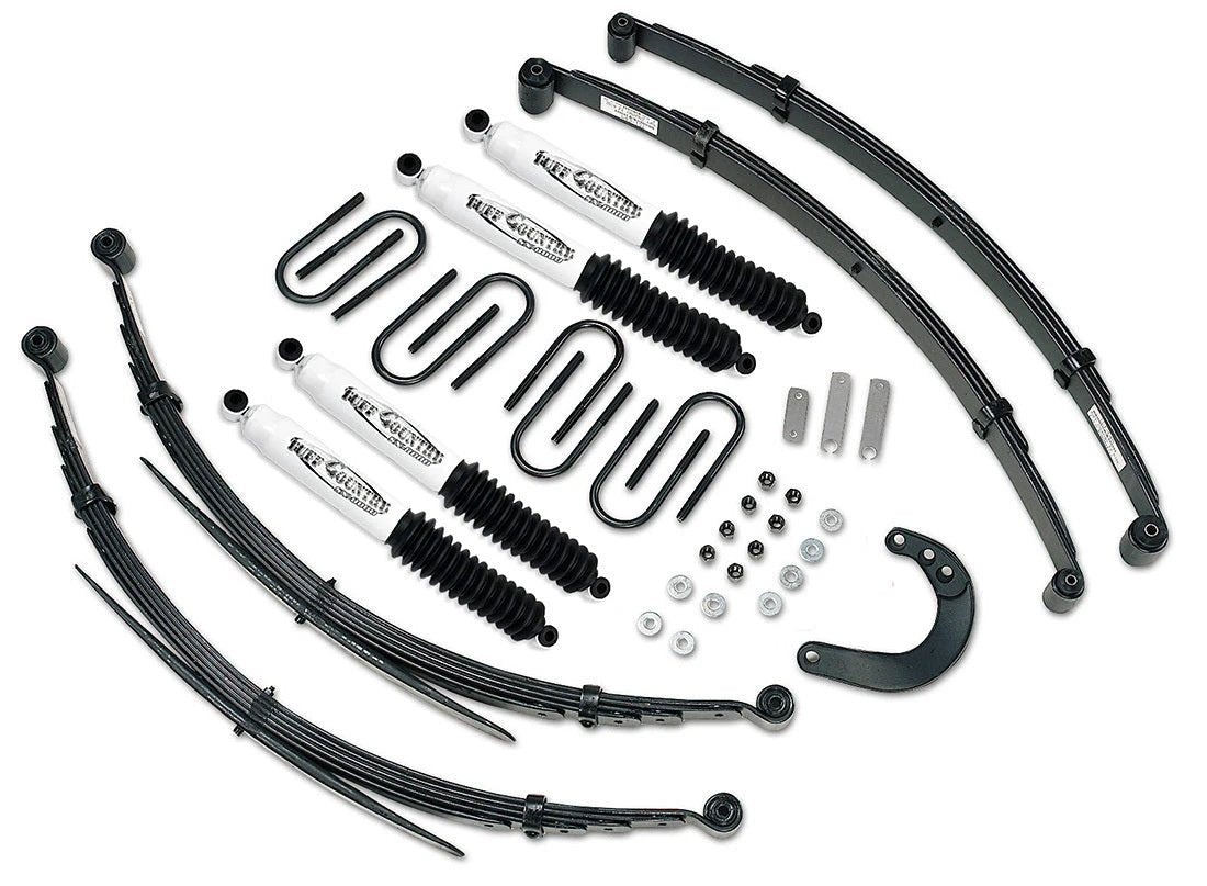 Tuff Country Tuff Country 14732KN 4" Lift Kit with EZ-Ride Front Springs 56Ó Rear Springs & Steering Arm with SX8000 Shocks - Vehicle Parts & Accessories Lift Kits