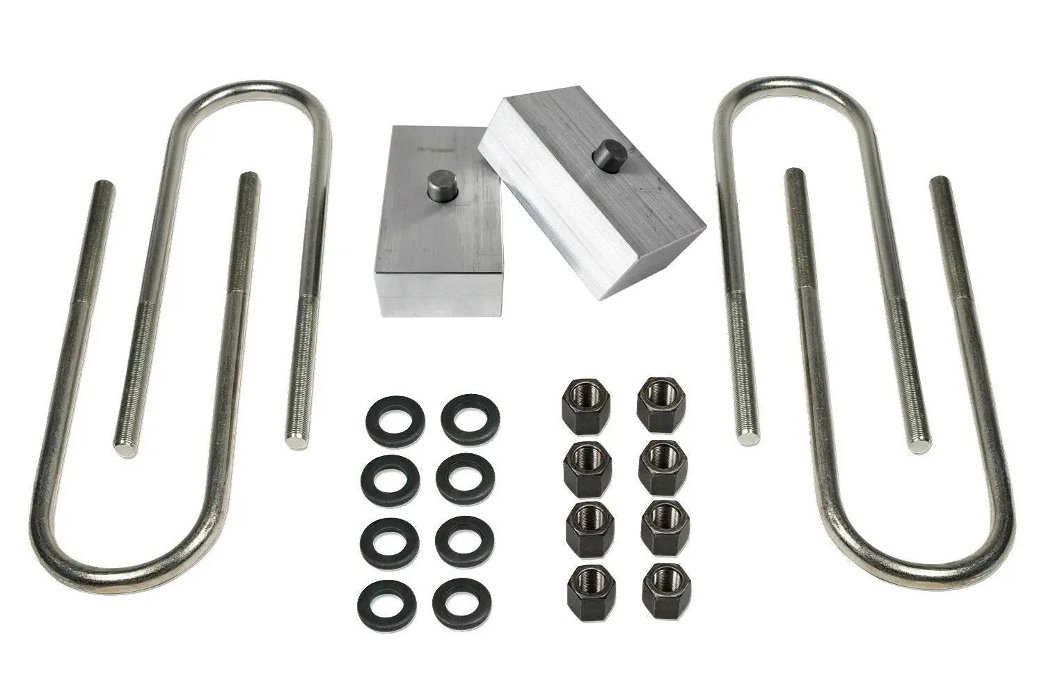 Tuff Country Tuff Country 97003 Block & Ubolt Kit - 1 1/2" (H) x 2 1/2" (W) x 4 1/2" (L) Non-Tapered - Vehicle Parts & Accessories Block & U-Bolt Kits
