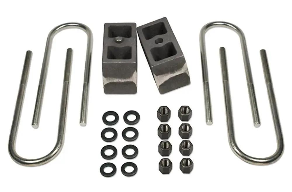 Tuff Country Tuff Country 97063 Block & Ubolt Kit - 5 1/2" (H) x 3" (W) x 5 1/2" (L) Tapered - Vehicle Parts & Accessories Block & U-Bolt Kits