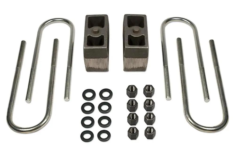 Tuff Country Tuff Country 97087 Block & Ubolt Kit - 4" (H) x 2 1/2" (W) x 4 3/4" (L) Tapered - Vehicle Parts & Accessories Block & U-Bolt Kits