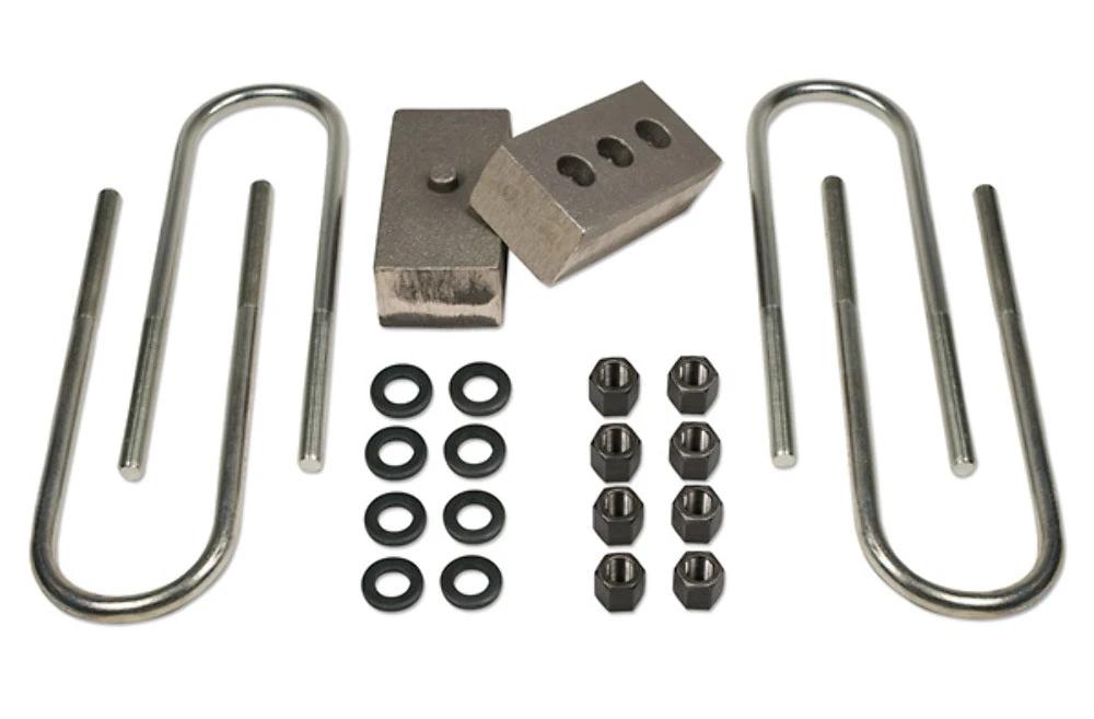 Tuff Country Tuff Country 97048 Block & Ubolt Kit - 2" (H) x 3" (W) x 5 3/4" (L) Non-Tapered (Dual Pinned) - Vehicle Parts & Accessories More Products