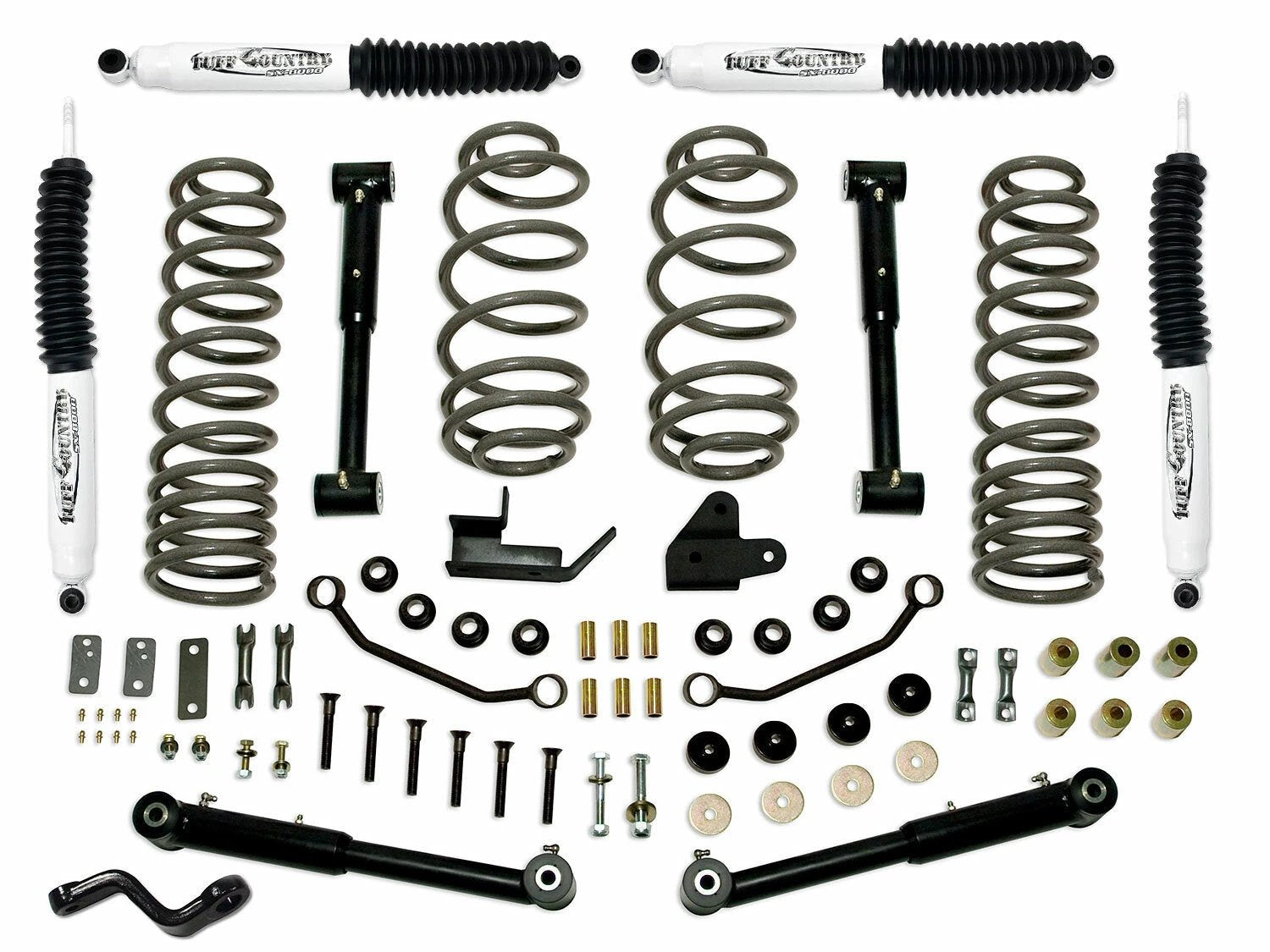 Tuff Country Tuff Country 44902 4" Lift Kit Ez-Flex No Shocks - Vehicle Parts & Accessories Lift Kits