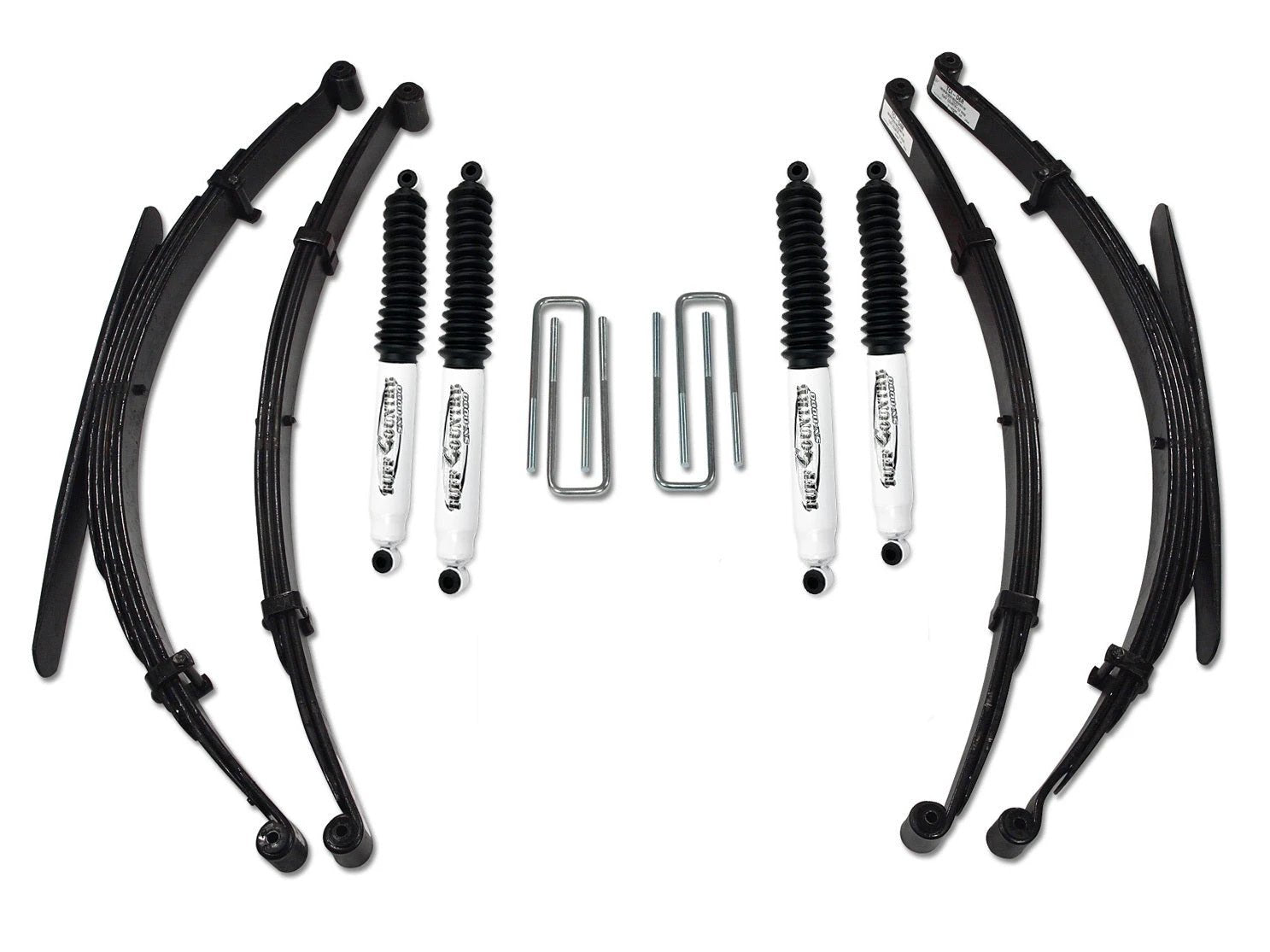 Tuff Country Tuff Country 34701KN 4" Lift Kit with EZ-Ride Front Springs Rear Springs & Steering Correction with SX8000 Shocks - Vehicle Parts & Accessories Lift Kits
