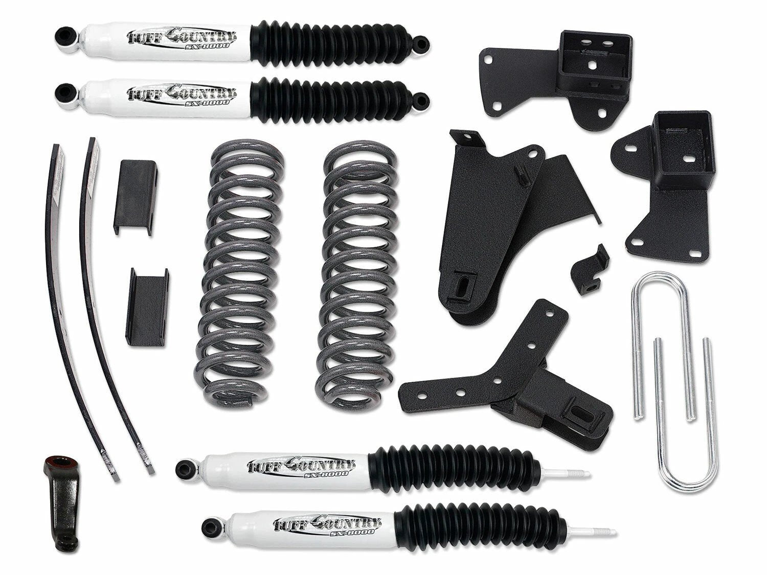 Tuff Country Tuff Country 24850KN 4" Standard Lift Kit with Rear Add-A-Leafs with SX8000 Shocks - Vehicle Parts & Accessories Lift Kits