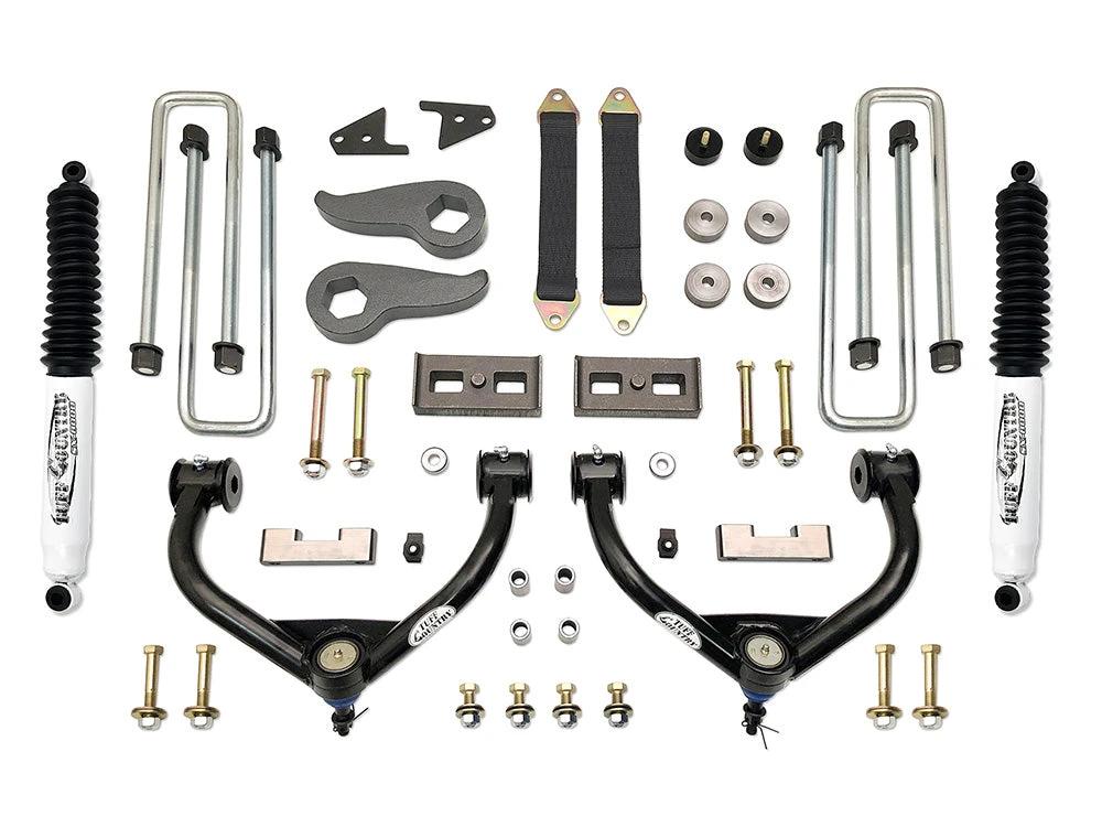 Tuff Country Tuff Country 13085 3.5" Lift Kit with Upper Control Arms Torsion Bars Keys and Rear Blocks / U-Bolts (Includes Front Shock Relocating Bracket No Shocks - Vehicle Parts & Accessories Lift Kits