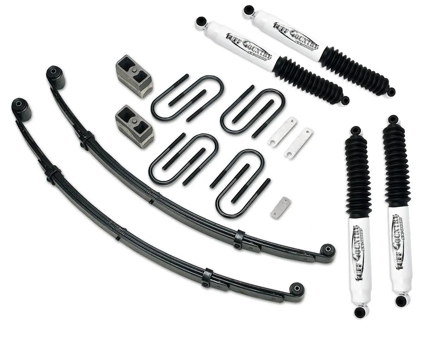 Tuff Country Tuff Country 13722KN 3" Lift Kit with Heavy Duty Front Springs and Rear Blocks with SX8000 Shocks - Vehicle Parts & Accessories Lift Kits
