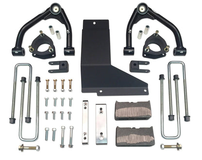 Tuff Country Tuff Country 14056KN 4" Lift Kit Upper Control Arm Kit with Rear Blocks & U-Bolts with SX8000 Shocks - Vehicle Parts & Accessories Lift Kits