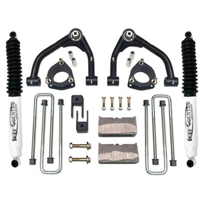Tuff Country Tuff Country 14067KN 4" Uni-Ball Lift Kit Upper Control Arm Kit with Rear Blocks & U-Bolts with SX8000 Shocks - Vehicle Parts & Accessories Lift Kits