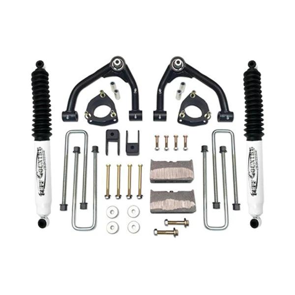 Tuff Country Tuff Country 14069KN 4" Uni-Ball Lift Kit Upper Control Arm Kit with Rear Blocks & U-Bolts with SX8000 Shocks - Vehicle Parts & Accessories Lift Kits