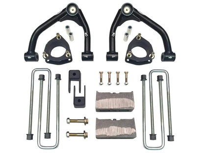 Tuff Country Tuff Country 14157KN 4" Lift Kit Upper Control Arm Kit with Rear Blocks & U-Bolts with SX8000 Shocks - Vehicle Parts & Accessories Lift Kits