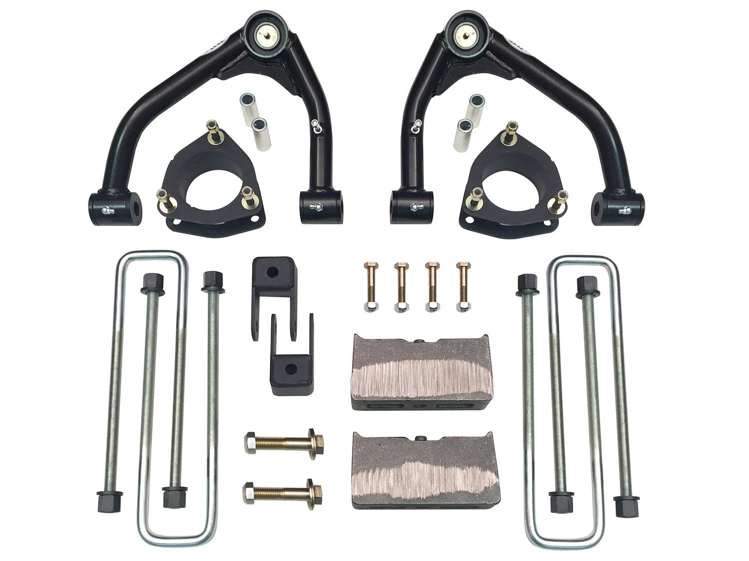 Tuff Country Tuff Country 14157 4" Lift Kit Upper Control Arm Kit with Rear Blocks & U-Bolts No Shocks - Vehicle Parts & Accessories Lift Kits