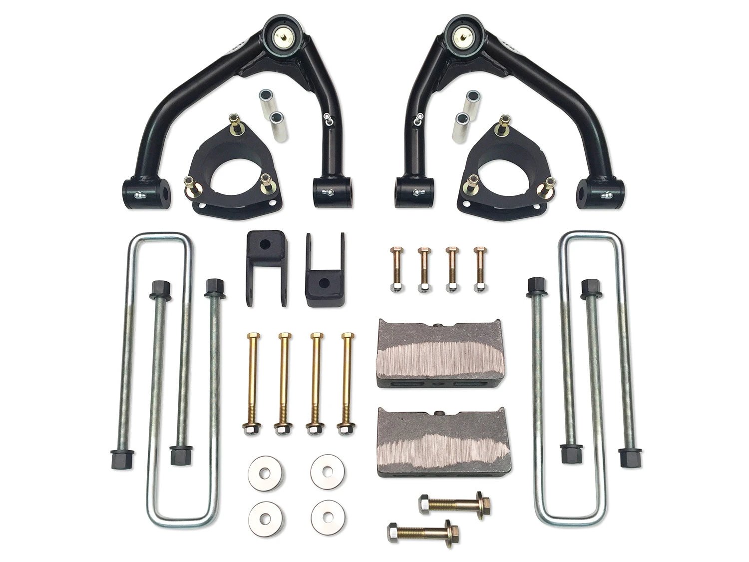 Tuff Country Tuff Country 14159 4" Lift Kit Upper Control Arm Kit with Rear Blocks & U-Bolts No Shocks - Vehicle Parts & Accessories Lift Kits
