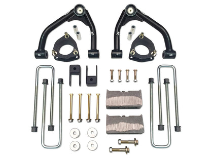 Tuff Country Tuff Country 14159KN 4" Lift Kit Upper Control Arm Kit with Rear Blocks & U-Bolts with SX8000 Shocks - Vehicle Parts & Accessories Lift Kits