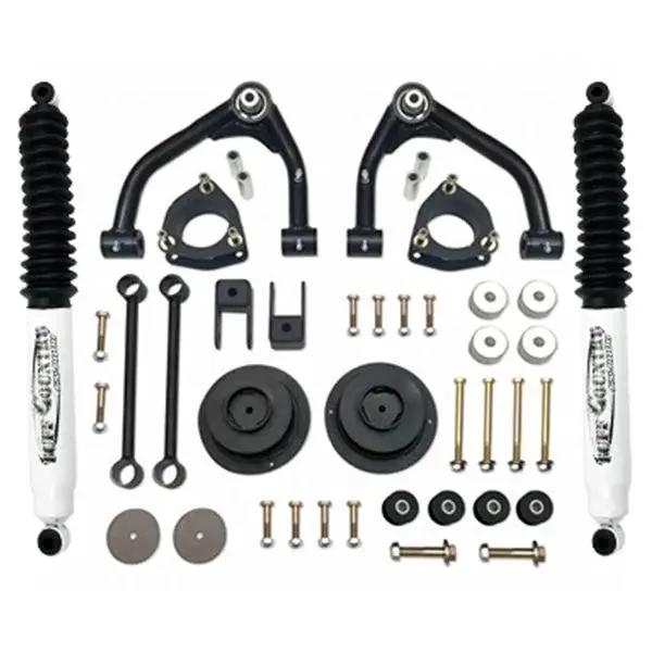 Tuff Country Tuff Country 14167KN 4" Uni-Ball Lift Kit Upper Control Arm Kit with Rear Blocks & U-Bolts with SX8000 Shocks - Vehicle Parts & Accessories Lift Kits