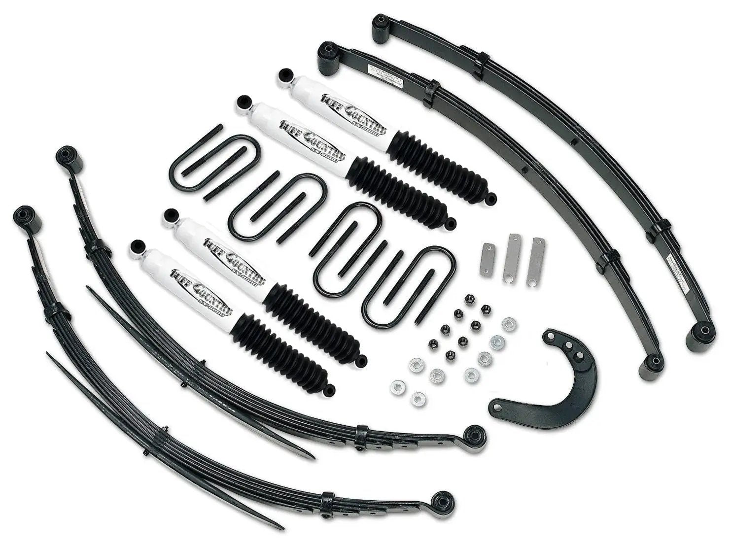 Tuff Country Tuff Country 14711KN 4" Lift Kit with EZ-Ride Front Springs 52" Rear Springs and Steering Arm with SX8000 Shocks - Vehicle Parts & Accessories Lift Kits
