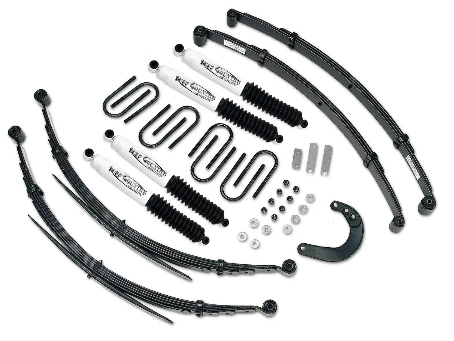 Tuff Country Tuff Country 14731KN 4" Lift Kit with EZ-Ride Front Springs 52" Rear Springs & Steering Arm with SX8000 Shocks - Vehicle Parts & Accessories Lift Kits