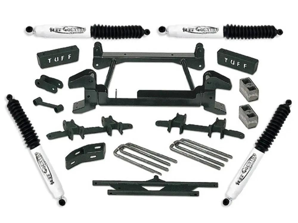 Tuff Country Tuff Country 14823 4" Lift Kit with Upper Control Arm Relocation Brackets and 1 Piece Sub-Frame No Shocks - Vehicle Parts & Accessories Lift Kits