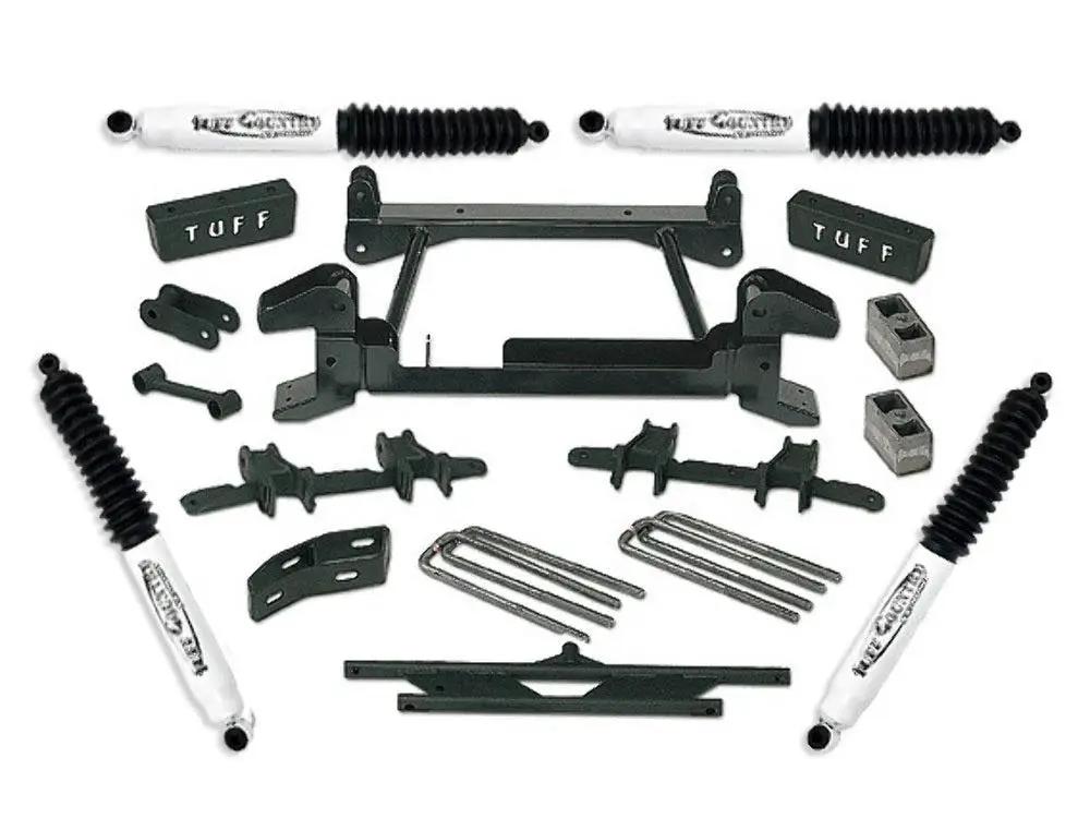 Tuff Country Tuff Country 14833KN 4" Lift Kit with Upper Control Arm Relocation Brackets & 1 Piece Sub-Frame with SX8000 Shocks - Vehicle Parts & Accessories Lift Kits