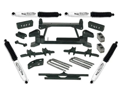 Tuff Country Tuff Country 14833KN 4" Lift Kit with Upper Control Arm Relocation Brackets & 1 Piece Sub-Frame with SX8000 Shocks - Vehicle Parts & Accessories Lift Kits