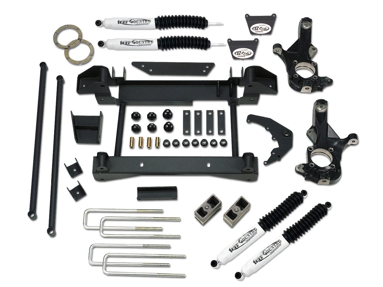 Tuff Country Tuff Country 16958KN 6" Lift Kit with Knuckles and 1 Piece Sub-Frame with SX8000 Shocks - Vehicle Parts & Accessories Lift Kits