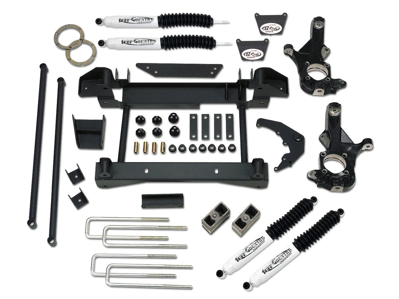 Tuff Country Tuff Country 16985 6" Lift Kit with Knuckles and 1 Piece Sub-Frame No Shocks - Vehicle Parts & Accessories Lift Kits