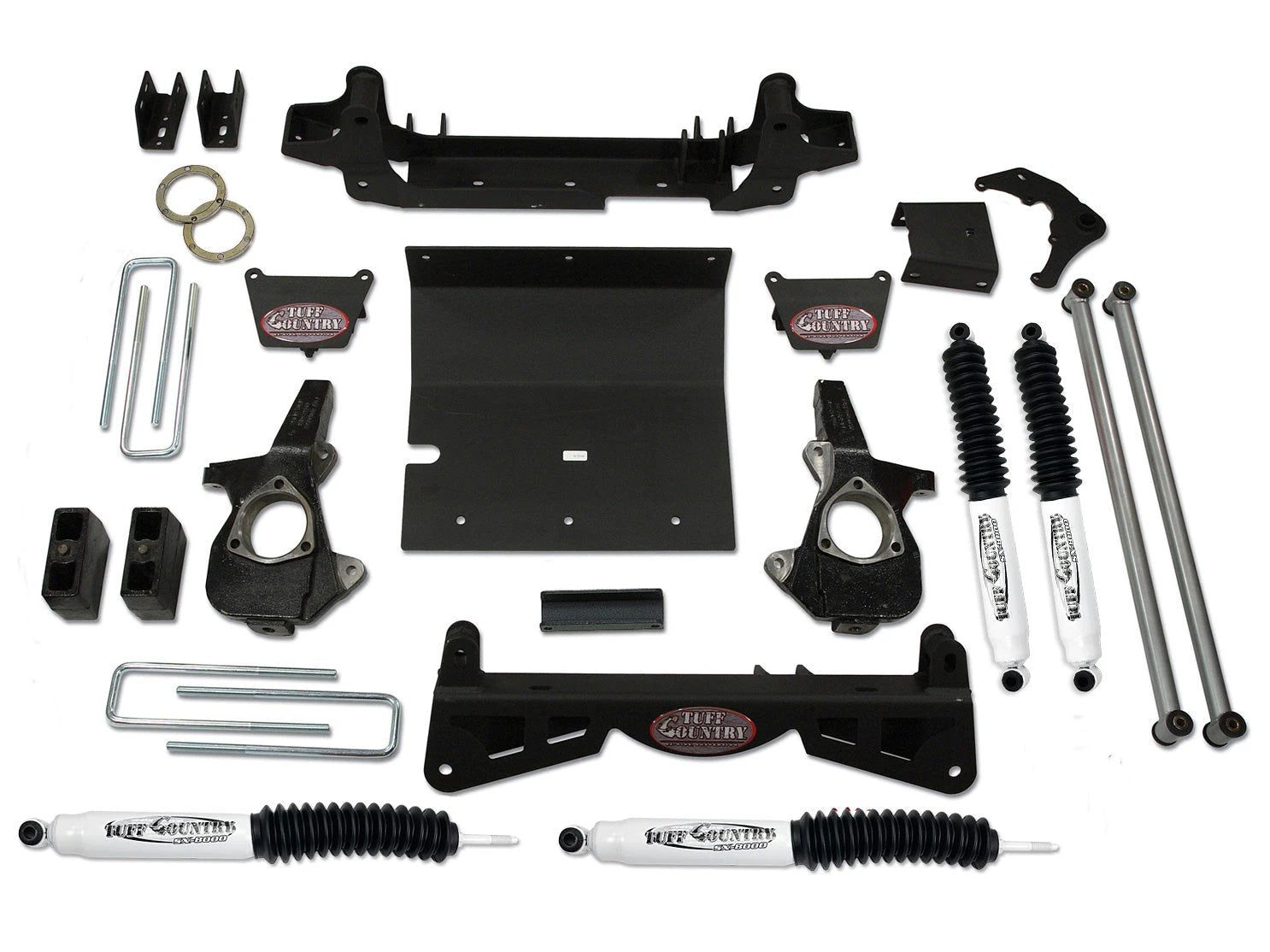 Tuff Country Tuff Country 16993KN 6" Lift Kit with Knuckles and 3 Piece Sub-Frame with SX8000 Shocks - Vehicle Parts & Accessories Lift Kits