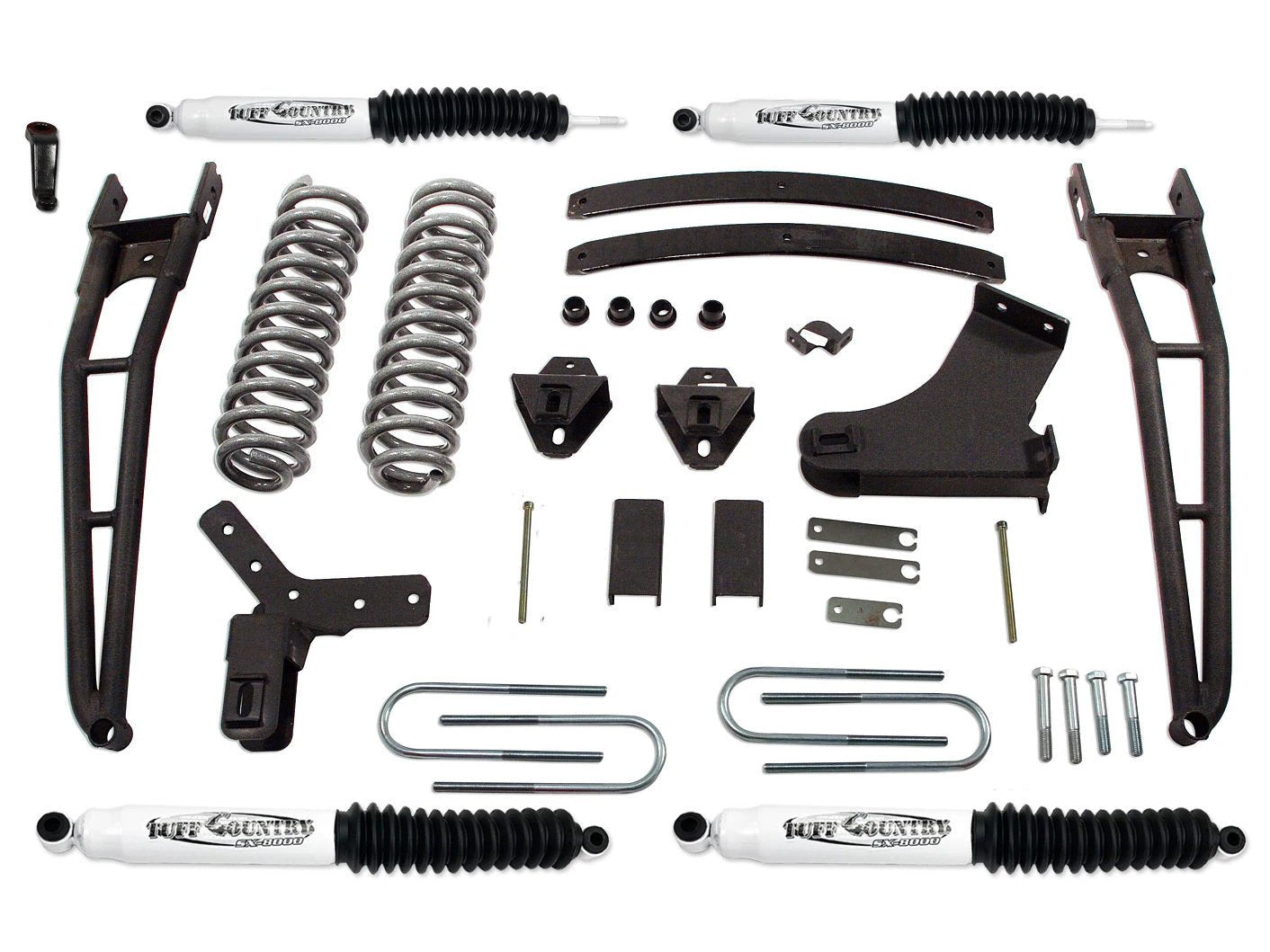 Tuff Country Tuff Country 24865KH 4" Performance Lift Kit with Rear Add-A-Leafs with SX6000 Shocks - Vehicle Parts & Accessories Lift Kits