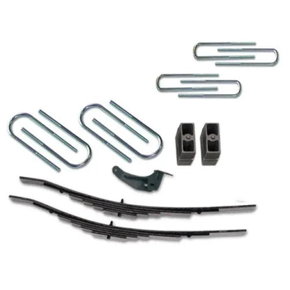 Tuff Country Tuff Country 22966K 2.5" Standard Lift Kit with Front Progressvie Rate Add-A-Leaf Rear Blocks and U-Bolts No Shocks - Vehicle Parts & Accessories Lift Kits
