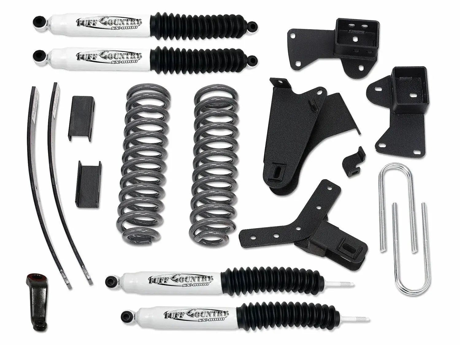 Tuff Country Tuff Country 24850KH 4" Standard Lift Kit with Rear Add-A-Leafs with SX6000 Shocks - Vehicle Parts & Accessories Lift Kits